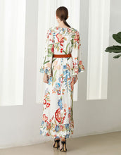 Load image into Gallery viewer, Free spirit maxi dress with frills