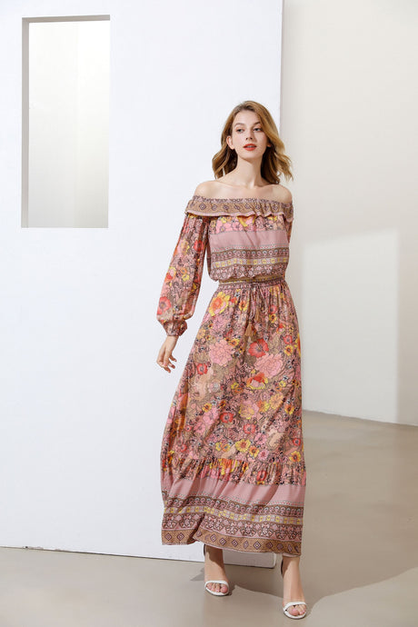 'Rustic Rose' Bardot two piece